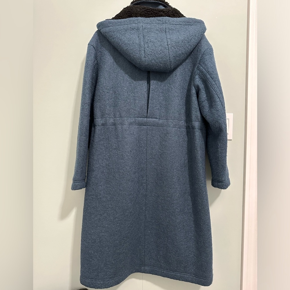 Navy Wool Blend Jacket